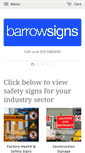 Mobile Screenshot of barrowsigns.com